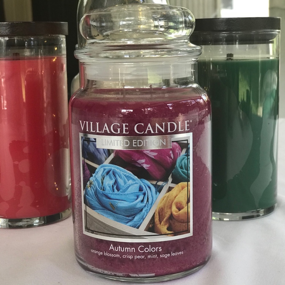 Village Candle Autumn Colors Ltd Edition Lg Jar - Picture 7 of 7